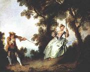 Nicolas Lancret The Swing painting